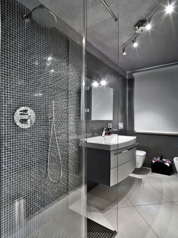 Elegant Shower with Rainfall Head