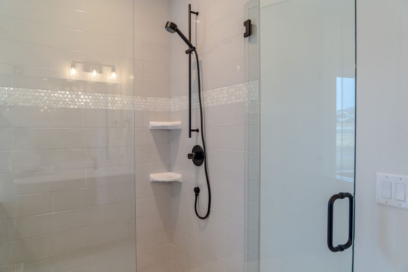 Sleek Glass Shower with Modern Fixtures